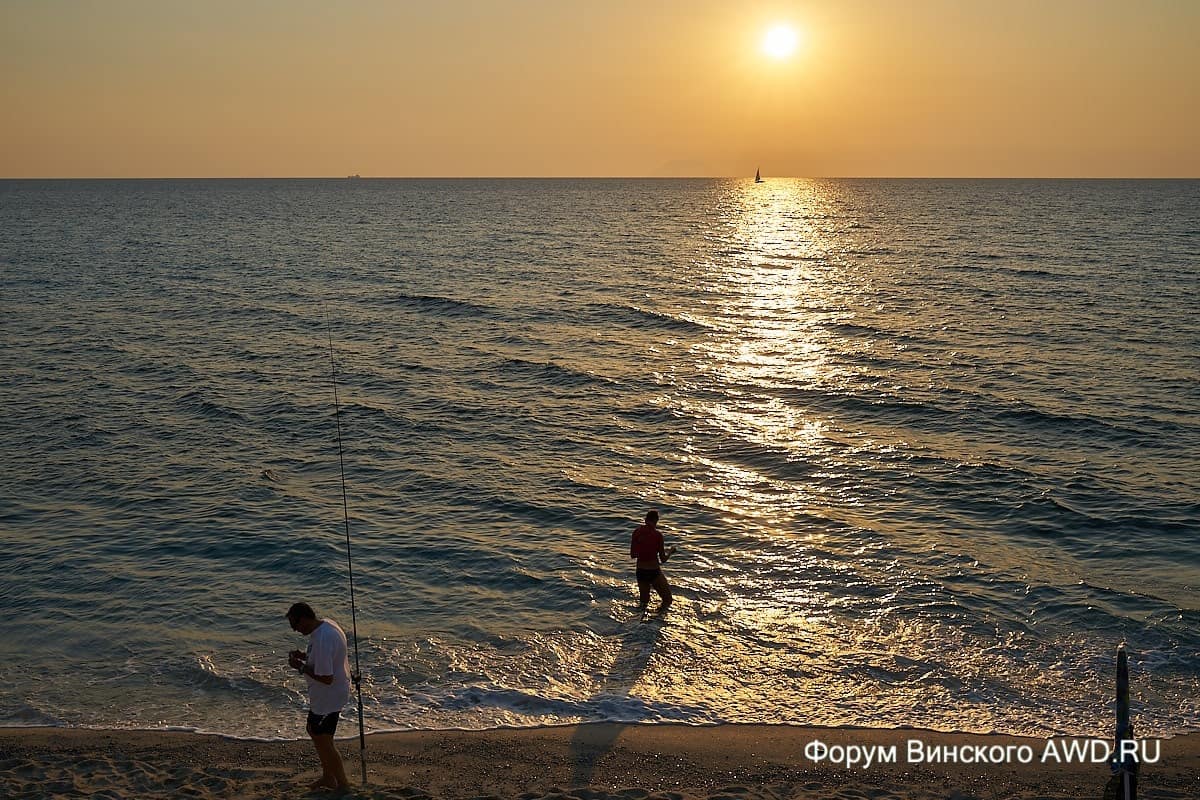 Пляж Гротичелли Калабрия