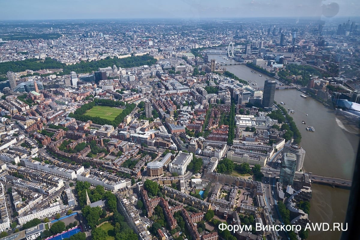 Лондон с высоты птичьего полета