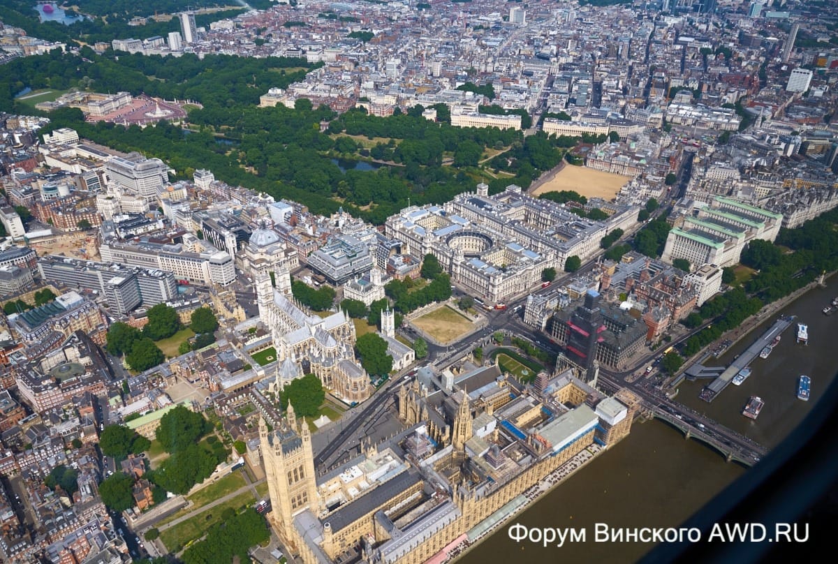 Лондон с высоты птичьего полета