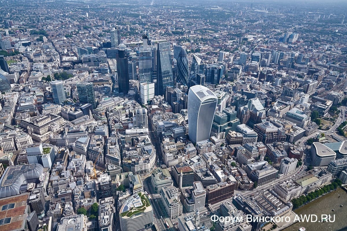 Лондон с высоты птичьего полета