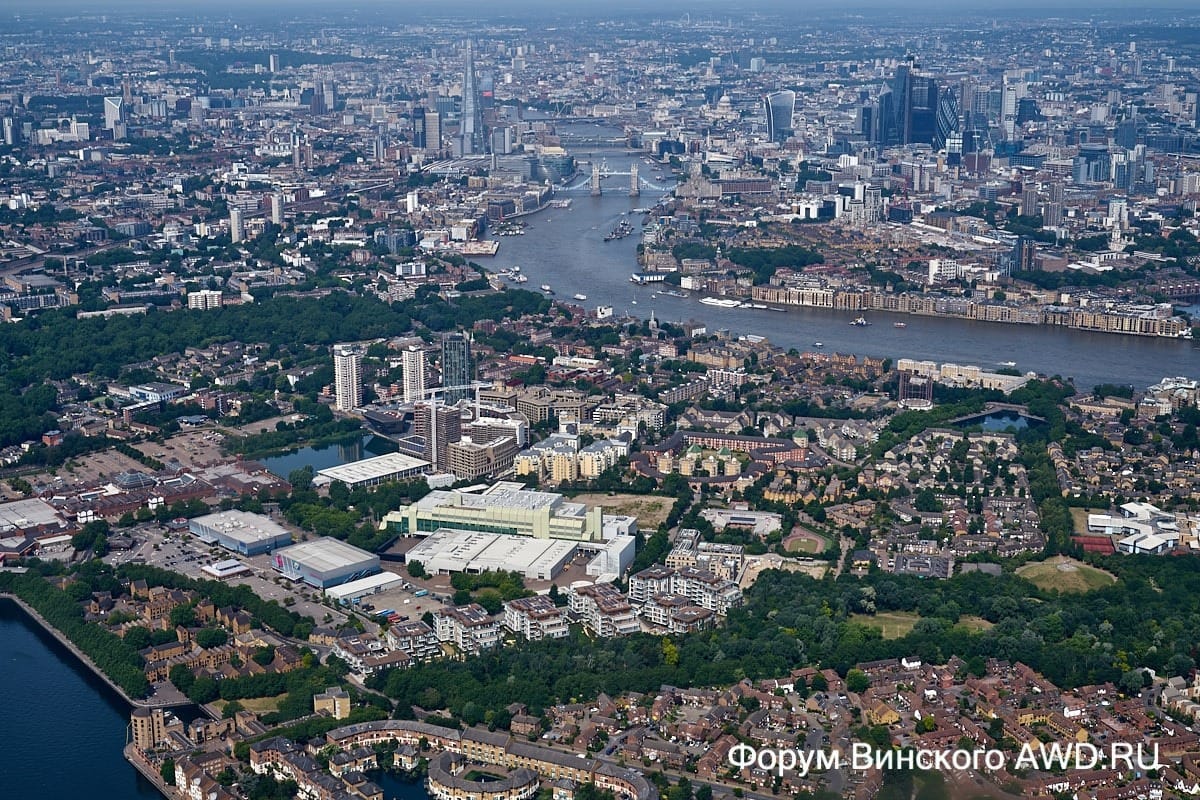 Лондон с высоты птичьего полета