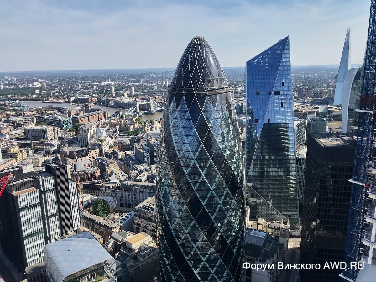 Лондон с высоты птичьего полета