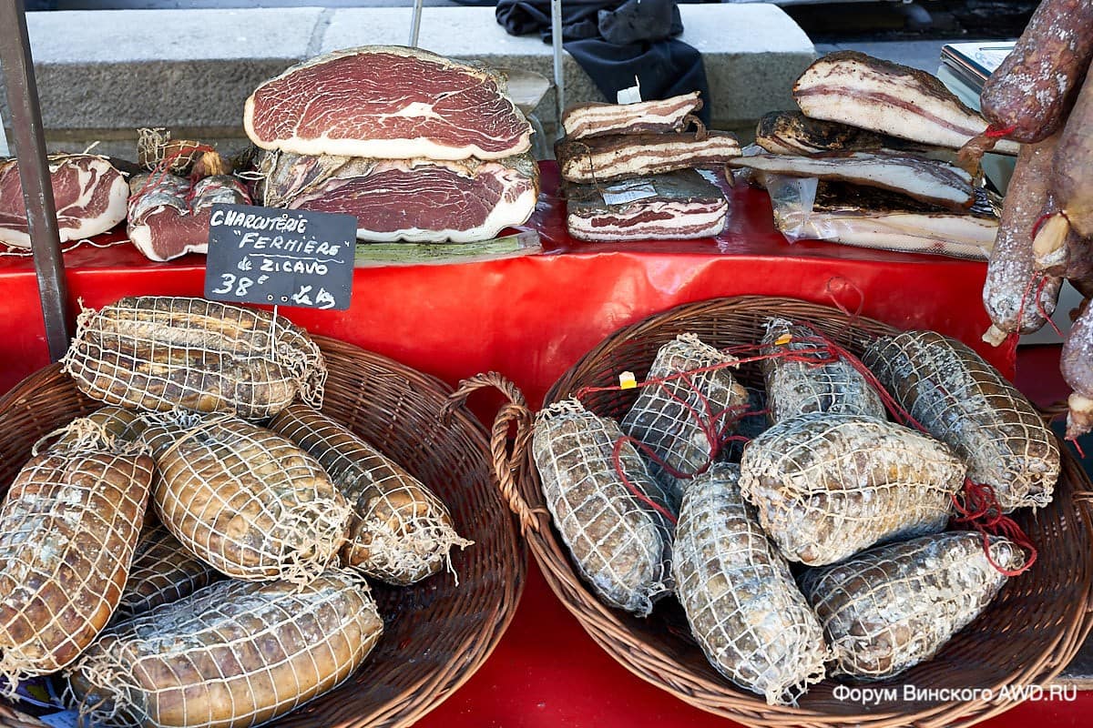 Еда на Корсике, что попробовать