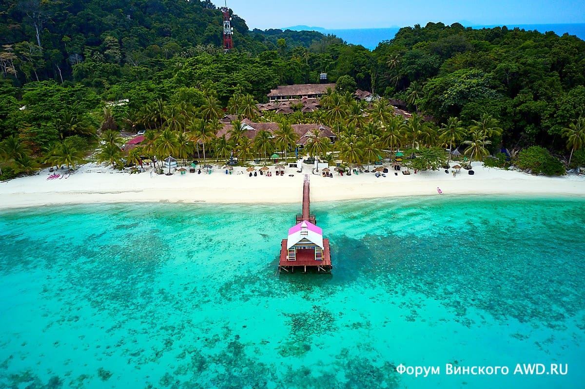 Остров Ланг Тенга пляжи