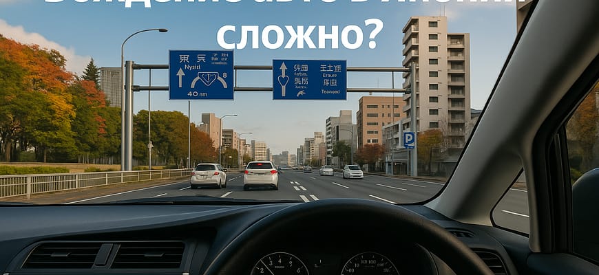 Вождение в Японии