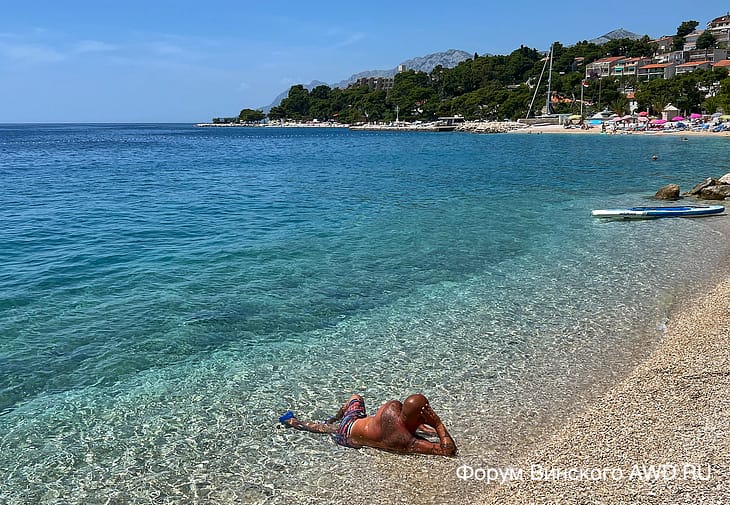 Башка Вода - Брела пляжи в Хорватии